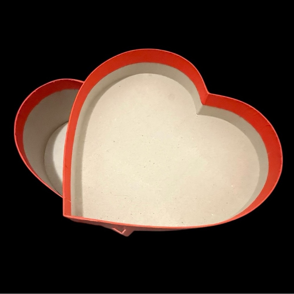 Heart-Shaped Red Gift Box